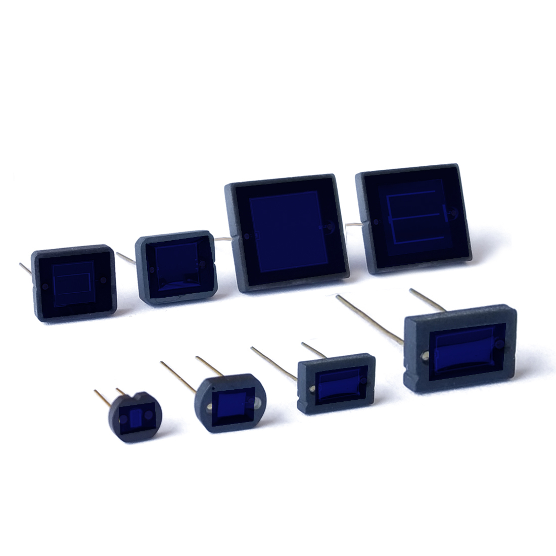 环氧�u树脂封装型硅光电池系列-外置紫色玻璃